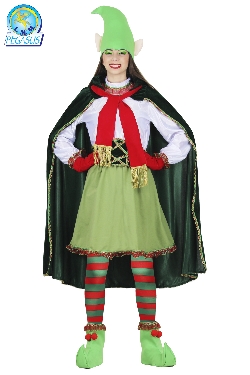 ELFO DONNA DI BABBO NATALE PROFESSIONALE